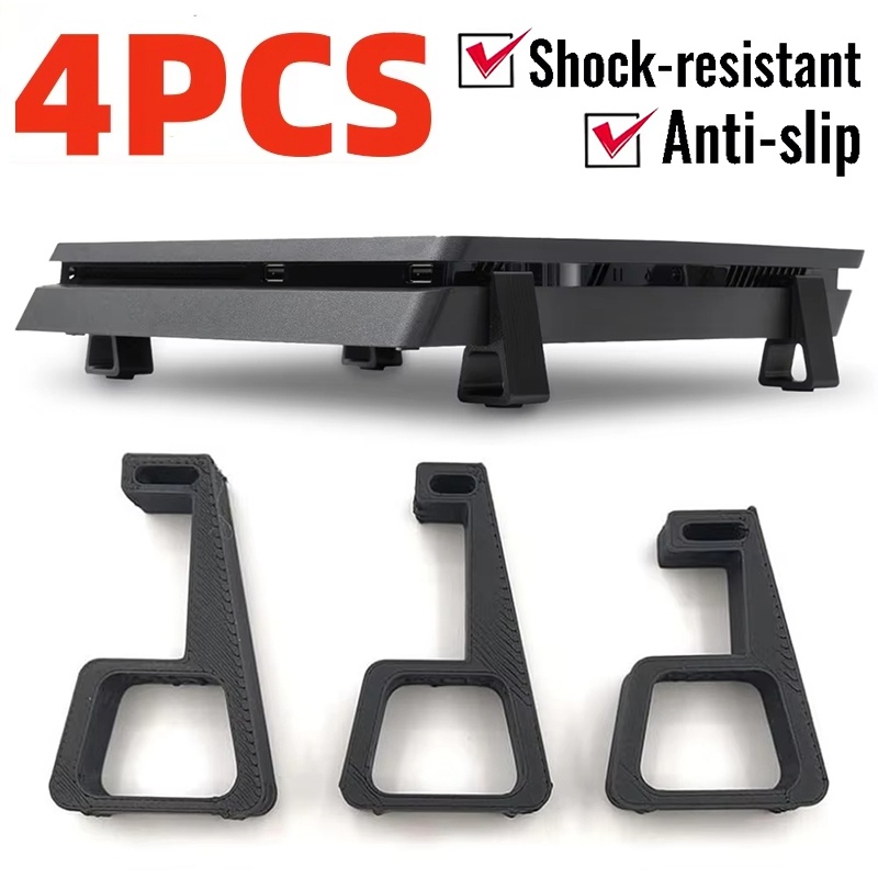 Gaming Console Stand - 4 قطع حامل تبريد أفقي لجهاز
