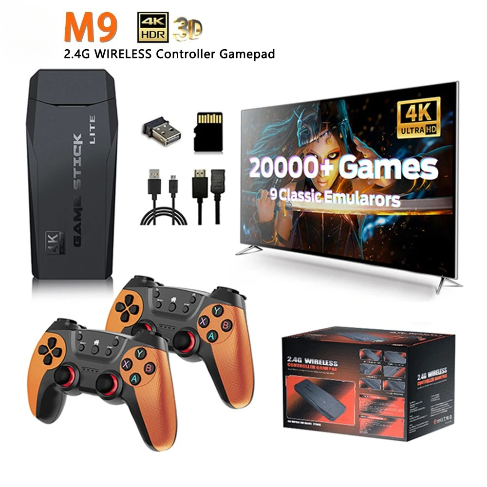 Gaming Console Gs5 - جهاز ألعاب فيديو M9 بدقة 4K