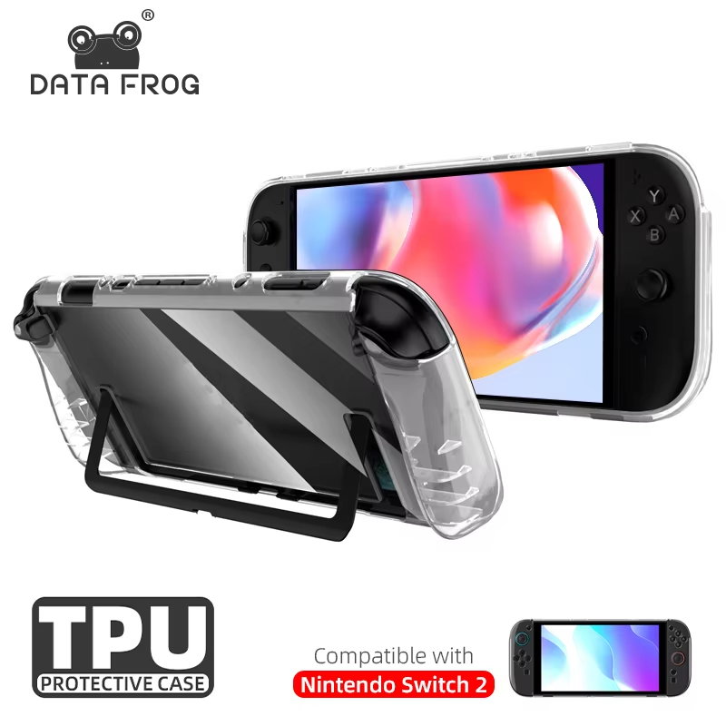 Gaming Console Nintendo Switch 2 - غطاء حماية شفاف ومرن من مادة