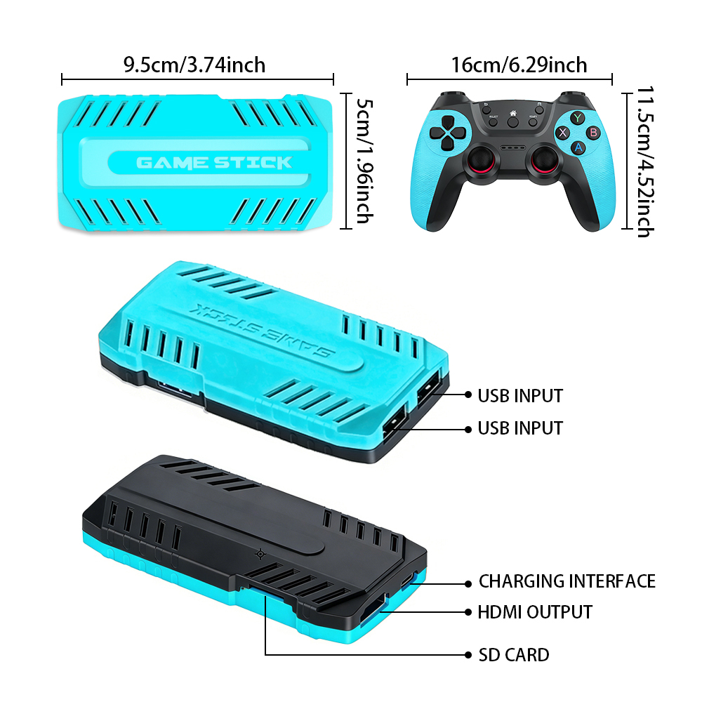 عصا ألعاب ريترو X10 Pro الجديد - مراجعة Gaming Console Gs5 وسعره