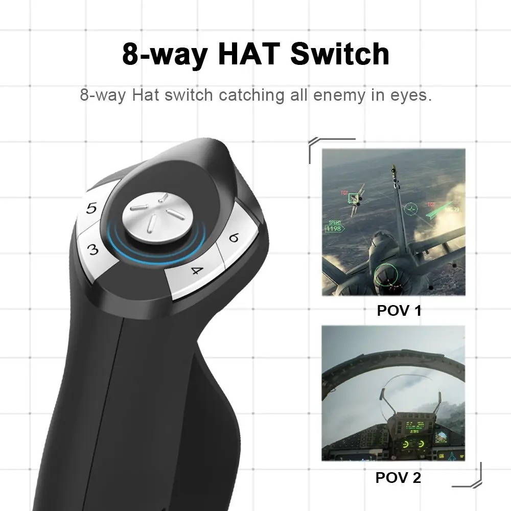 عصا تحكم طيران PXN-2119II PRO  - مراجعة Flight Joystick Sim وسعره