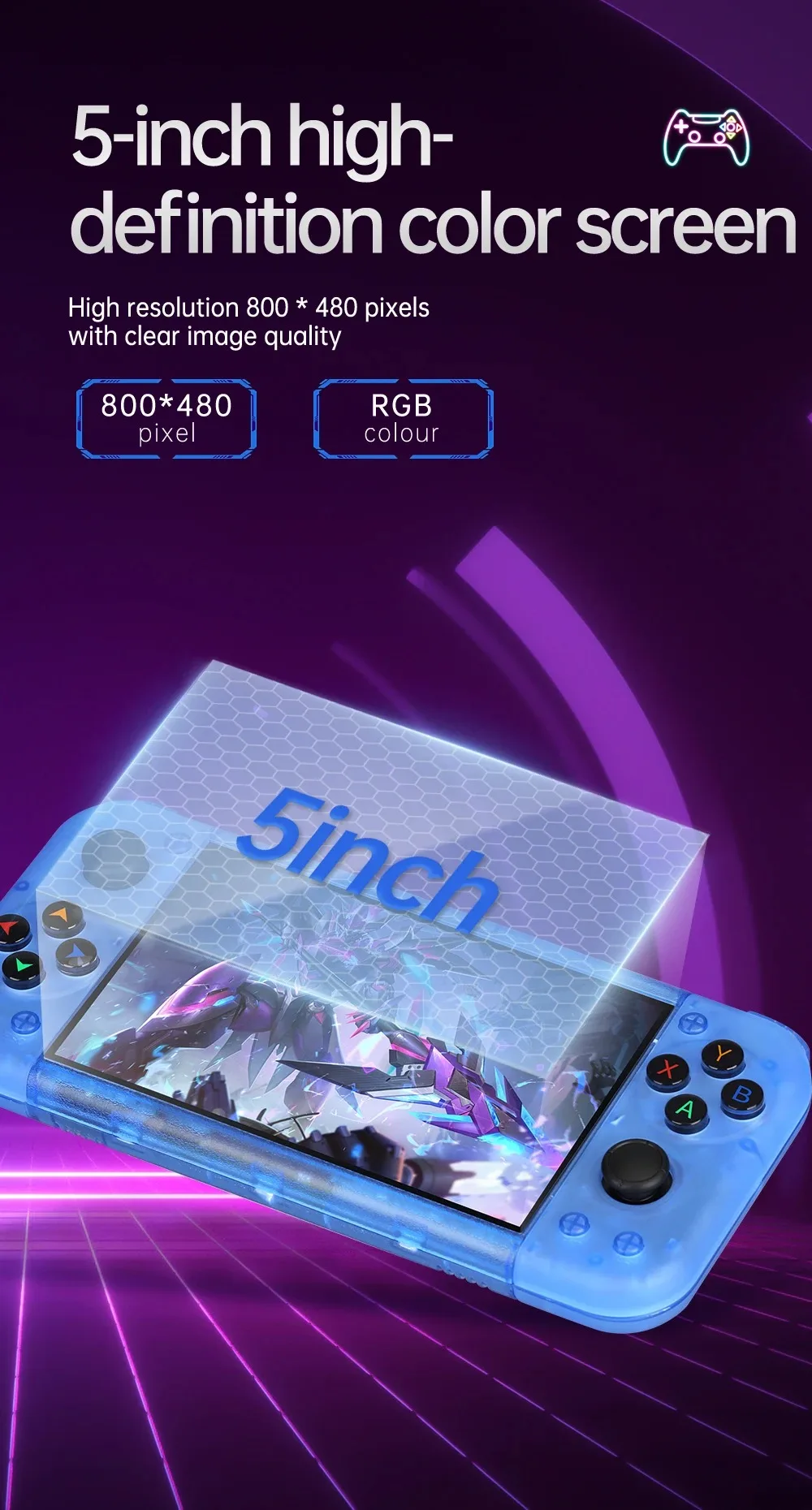 جهاز ألعاب محمول جديد RG50XX ب - مراجعة Flight Joystick Sim وسعره