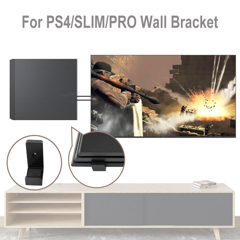 جدار جبل حامل لوحدة التحكم PS4 - مراجعة Gaming Console Stand وسعره
