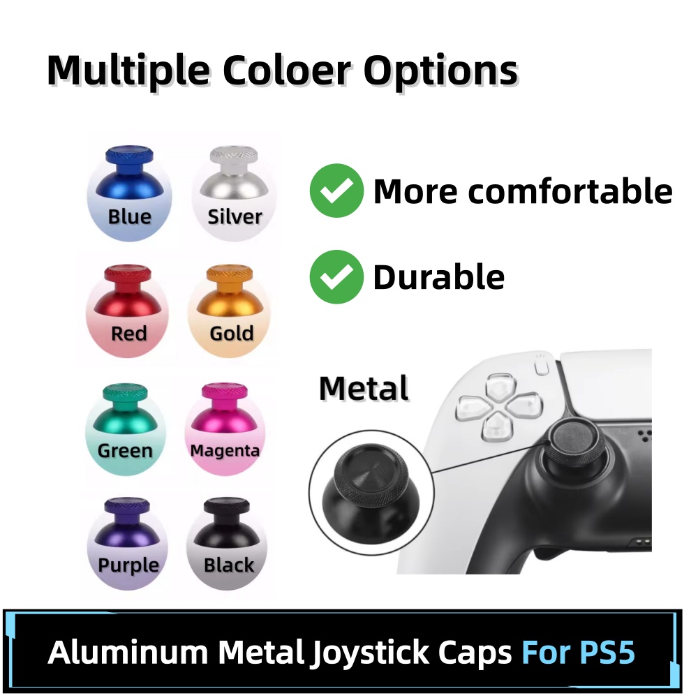 قطعتان من أغطية عصا التحكم الم - مراجعة Ps5 Controller Cover وسعره