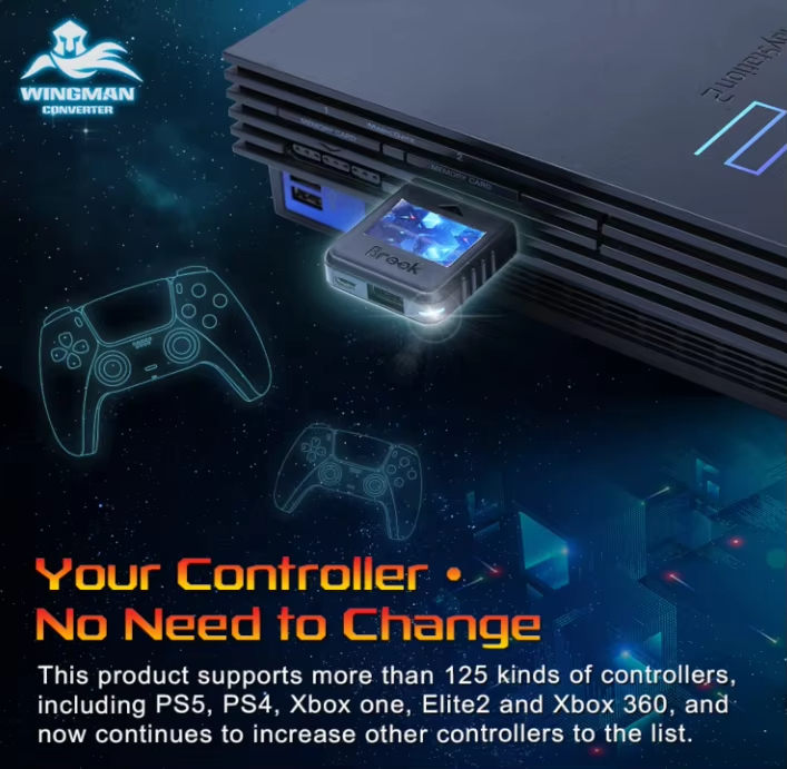 محول PS2 وينجمان بروك لسلسلة X - مراجعة Gaming Console Xbox وسعره