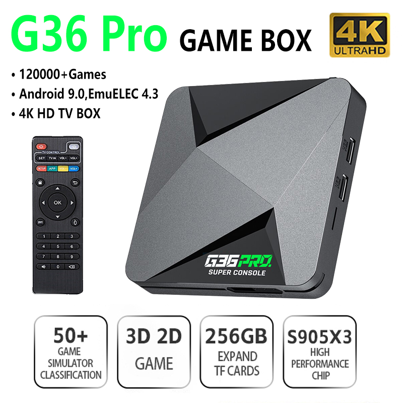 صندوق الألعاب الفائق G36 Pro ب - مراجعة Gaming Console Gs5 وسعره
