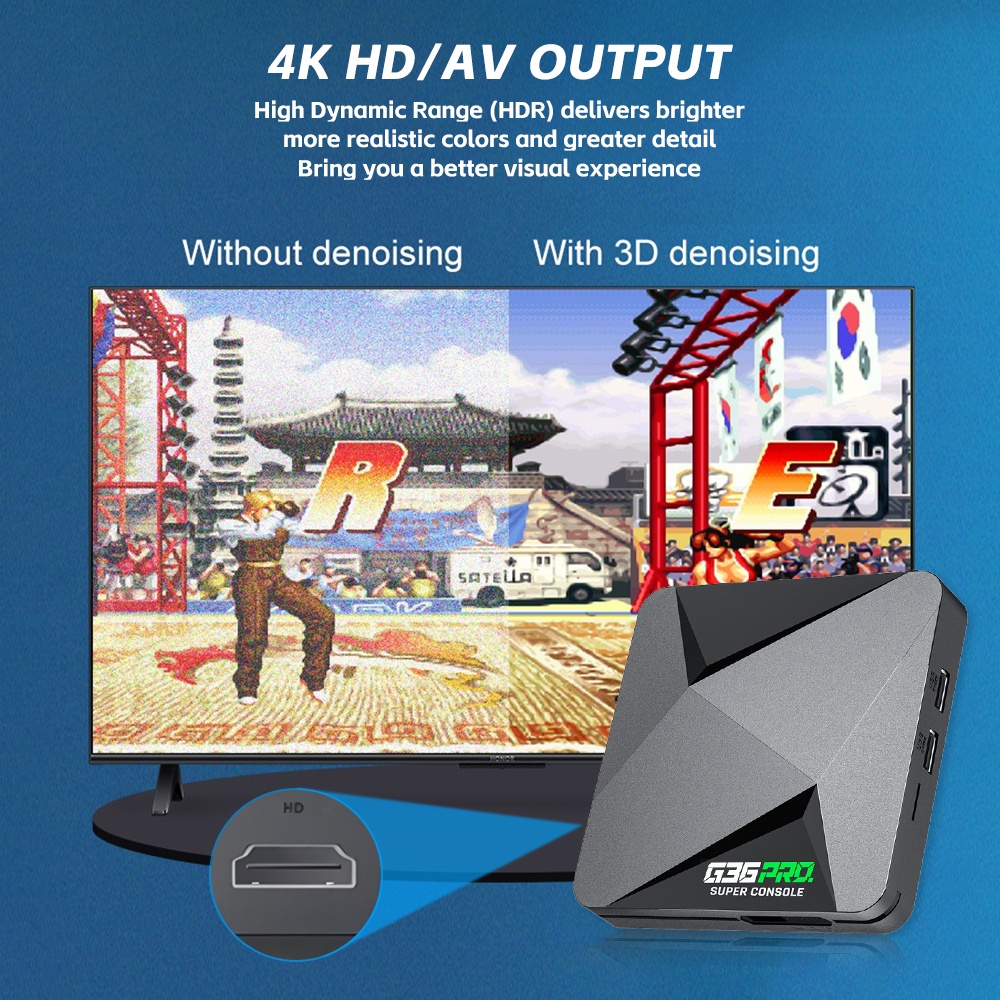 صندوق الألعاب الفائق G36 Pro ب - مراجعة Gaming Console Gs5 وسعره