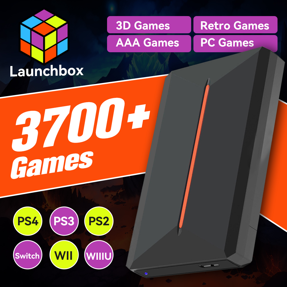 Launchbox 500GB HDD ووحدات تحك - مراجعة Gaming Console Gs5 وسعره
