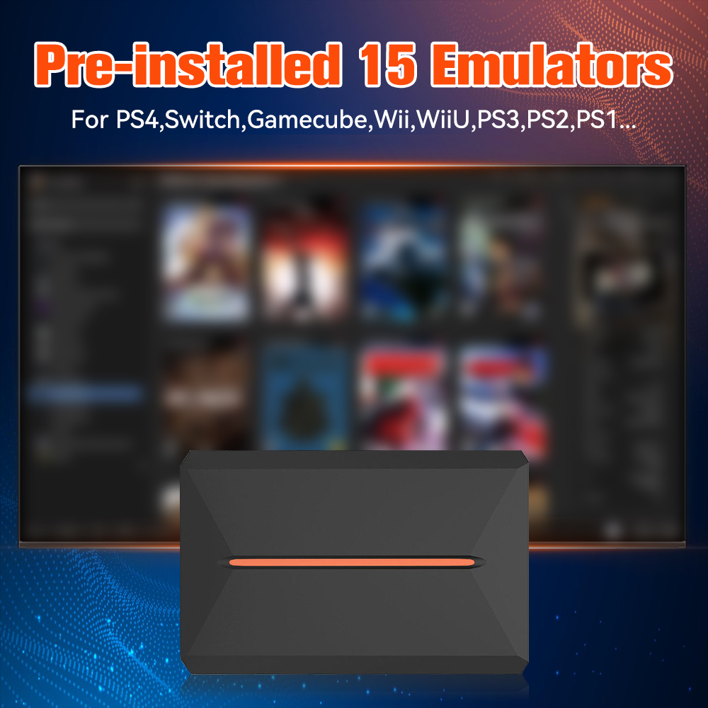 Launchbox 500GB HDD ووحدات تحك - مراجعة Gaming Console Gs5 وسعره