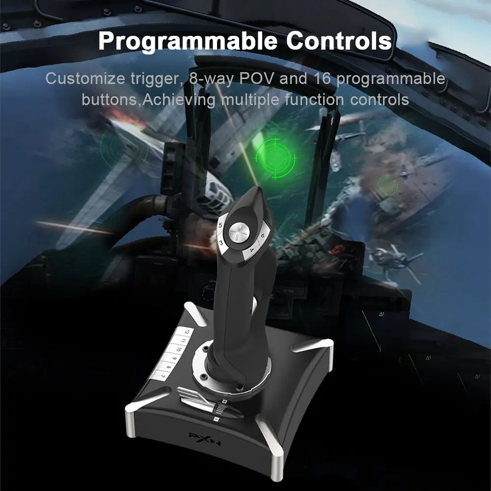 جهاز محاكاة الطيران PXN PRO Ga - مراجعة Flight Joystick Sim وسعره