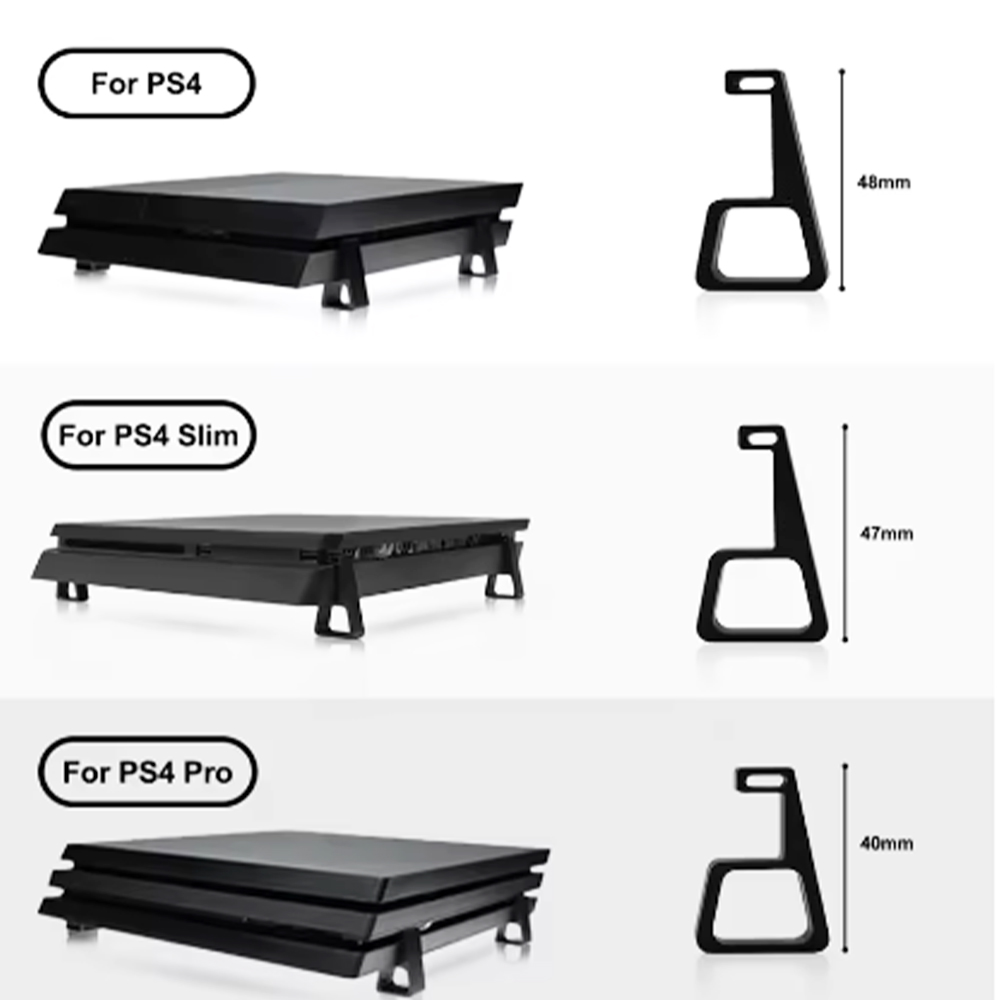 1 مجموعة ل PS4 سليم برو قدم حا - مراجعة Gaming Console Stand وسعره