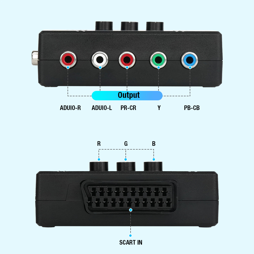 محول فيديو RGBS VGA إلى YPBPR، - مراجعة Gaming Console Vintage وسعره